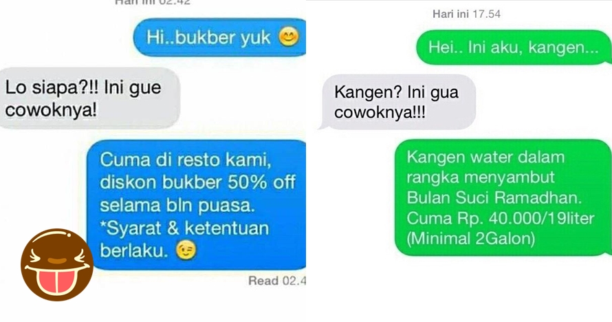 9 Chat lucu modus ngajak buka bersama ini nyesek