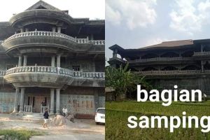 Viral rumah megah di tengah sawah, ini penjelasan sang ahli waris