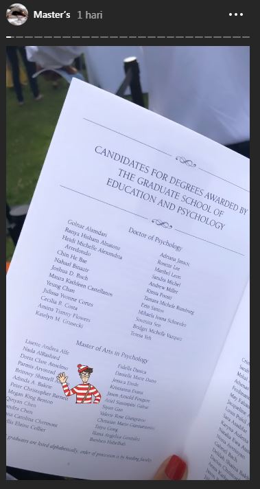 Raih gelar master, ini 10 momen wisuda Adinda Bakrie di California