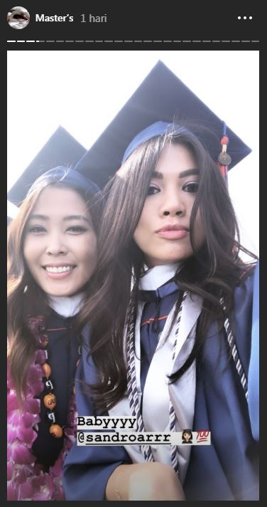 Raih gelar master, ini 10 momen wisuda Adinda Bakrie di California