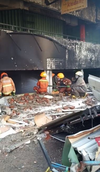 10 Potret kondisi Pasar Kosambi Bandung pascakebakaran