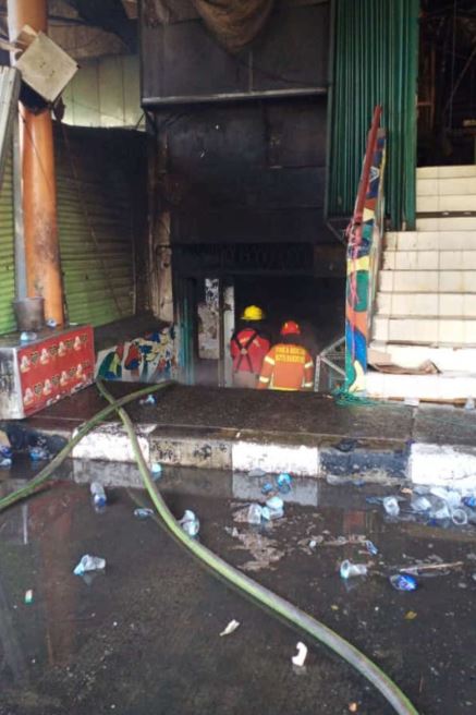 10 Potret kondisi Pasar Kosambi Bandung pascakebakaran