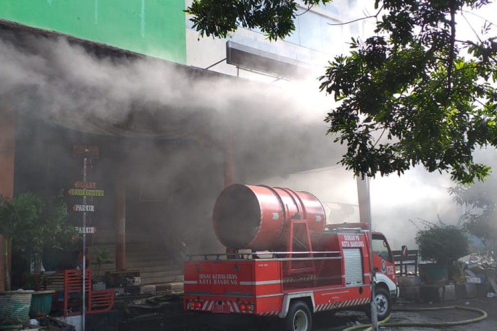 10 Potret kondisi Pasar Kosambi Bandung pascakebakaran