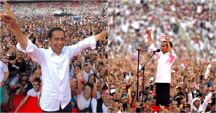 Ini isi pidato lengkap kemenangan Jokowi-Ma'ruf di Kampung Deret