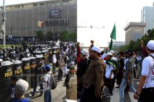 Polri sebut massa dari luar Jakarta yang pertama lakukan provokasi