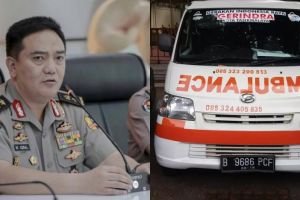 Polisi sita ambulans parpol berisi batu dan uang saat Aksi 22 Mei
