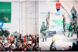 TNI datang, rusuh di Jalan Jatibaru mereda
