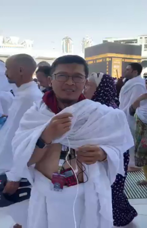 Sedang umrah, ini doa Aa Gym untuk Indonesia dari Mekkah