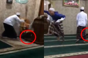 Detik-detik tikus bikin heboh remaja masjid ini kocak abis