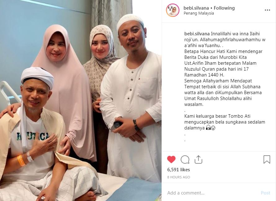 Ustaz Arifin Ilham meninggal, 14 seleb ini ungkap duka mendalam