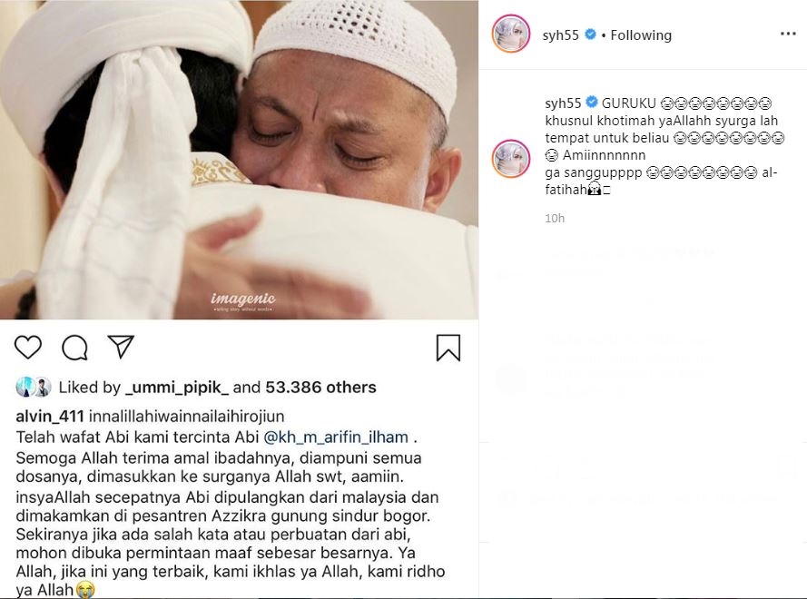 Ustaz Arifin Ilham meninggal, 14 seleb ini ungkap duka mendalam