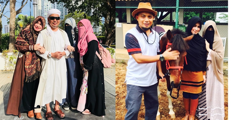 9 Momen kenangan kesetiaan tiga istri mendampingi Ustaz Arifin Ilham