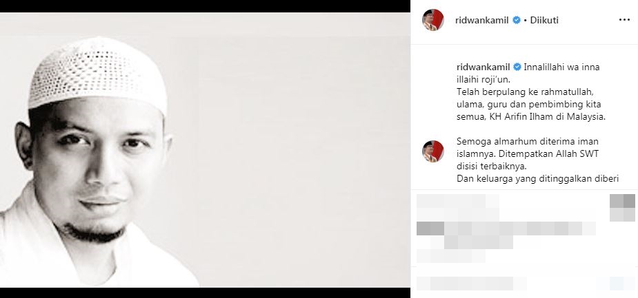 Kenang Ustaz Arifin Ilham, ini ungkapan duka 7 tokoh nasional