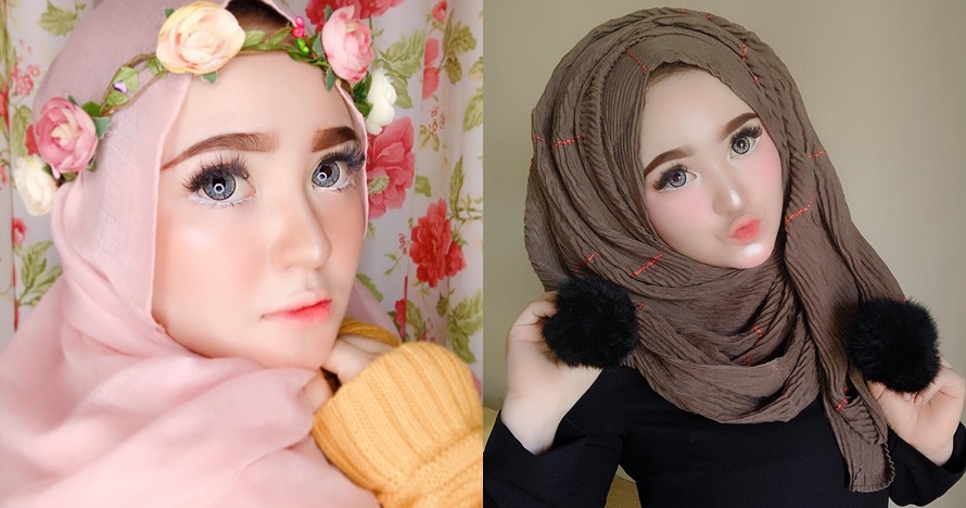 Bak barbie, ini 10 potret Herlin Kenza hijaber dari Aceh