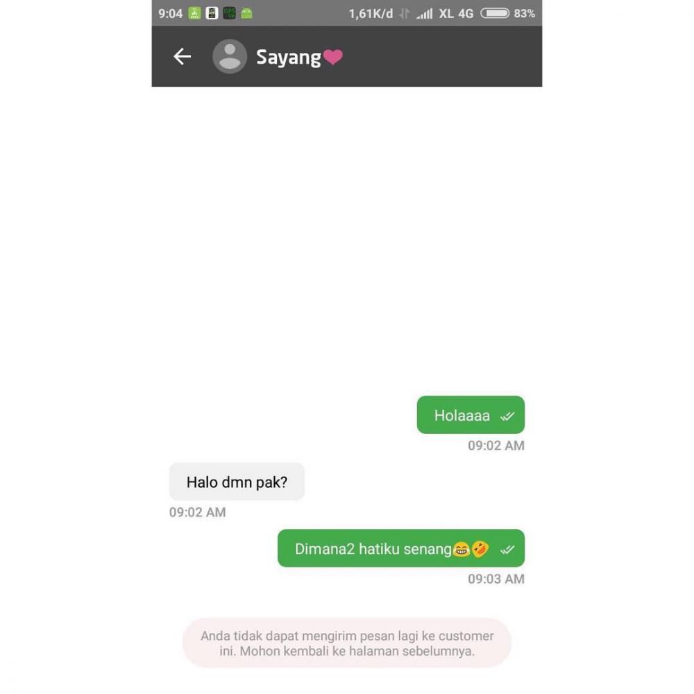 11 Chat lucu lokasi absurd penumpang ojek online ini bikin kesel