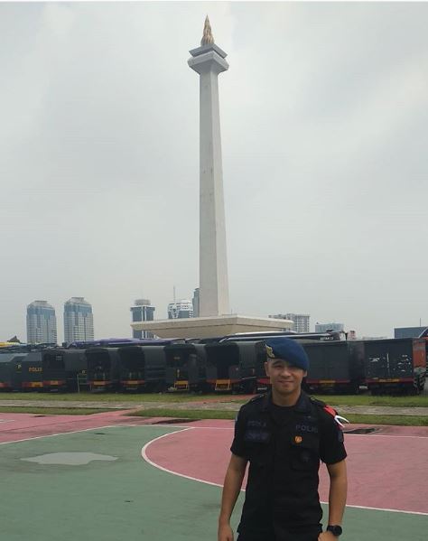 10 Potret Andre Iroth, anggota Brimob korban hoaks rusuh 22 Mei