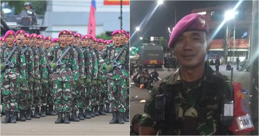 Kisah Marinir diapresiasi bubarkan massa Aksi 22 Mei dengan damai