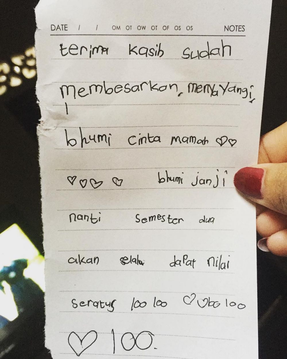 6 Surat cinta Yulita MasterChef dari anaknya, isinya bikin haru