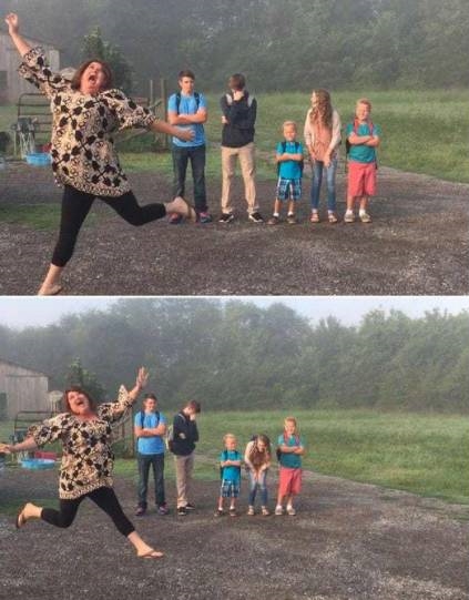 8 Kelakuan lucu orangtua anak antar sekolah ini bikin senyum kecut