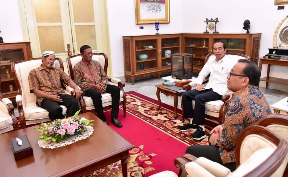 Pemilik warung korban Aksi 22 Mei bertemu Jokowi, ini yang dibahas