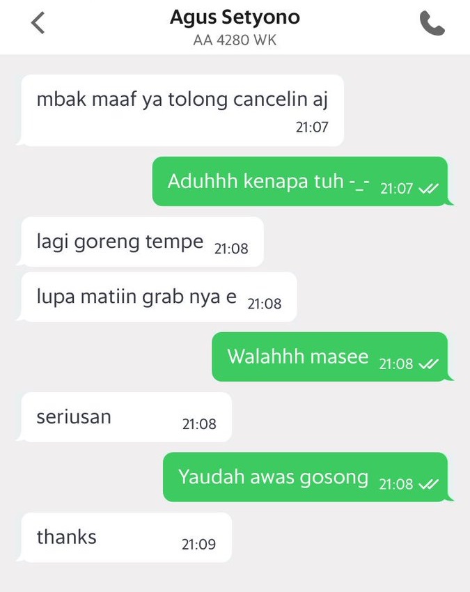 12 Alasan kocak driver ojek online cancel orderan, bikin tepuk jidat