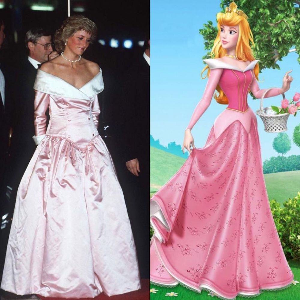 8 Cocoklogi pakaian Lady Diana & Putri Disney, anggun menawan