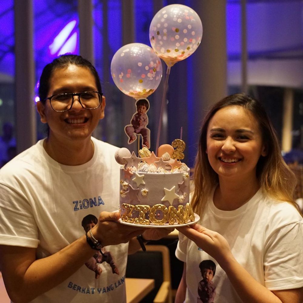 9 Momen perayaan ulang tahun Ziona, anak bungsu Joanna Alexandra