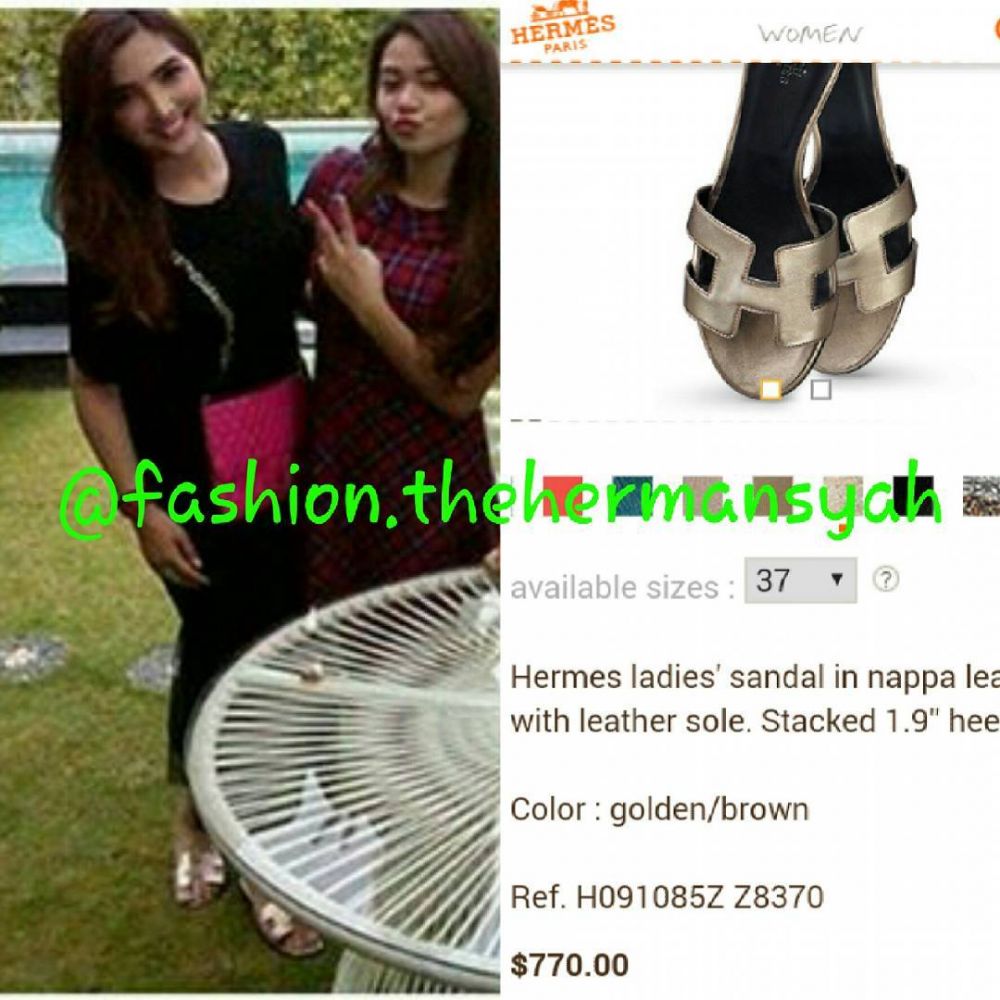 Harga 7 sandal Ashanty & Aurel ini fantastis, capai Rp 11 juta