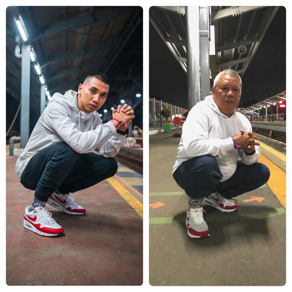 6 Gaya kakek tirukan penampilan seleb, hasilnya tak kalah kece