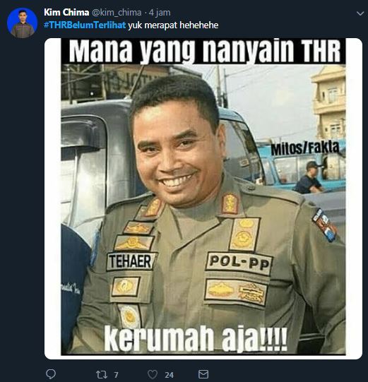 11 Cuitan lucu #THRBelumTerlihat ini bikin auto ngakak