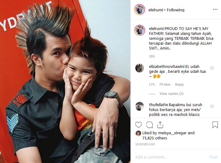 Ahmad Dhani ulang tahun, ini ucapan manis dari Al, El dan Dul