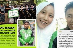 7 Kisah haru tukang ojek online, ada yang hidupi ratusan santri