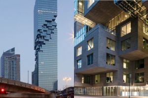 Mirip permainan Jenga, 10 gedung pencakar langit ini bikin heran