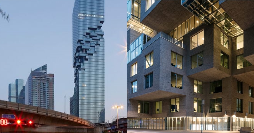Mirip permainan Jenga, 10 gedung pencakar langit ini bikin heran