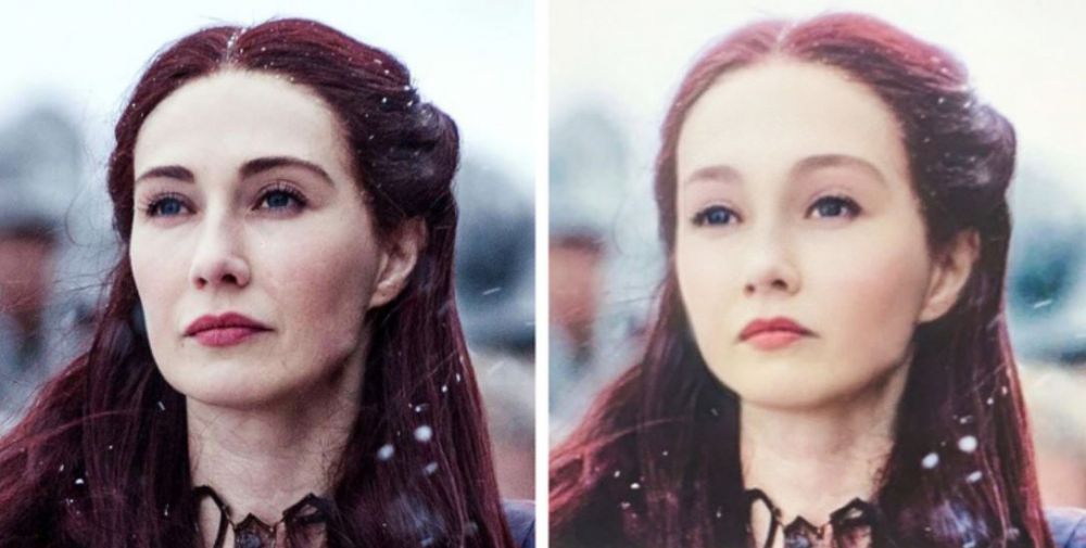 15 Foto pemain Game of Thrones pakai filter Snapchat, manglingi