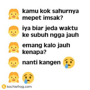 10 Percakapan lucu bangunin sahur ini bikin auto melek