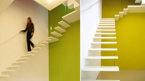10 Inspirasi desain tangga melayang ini bikin tamu terheran-heran