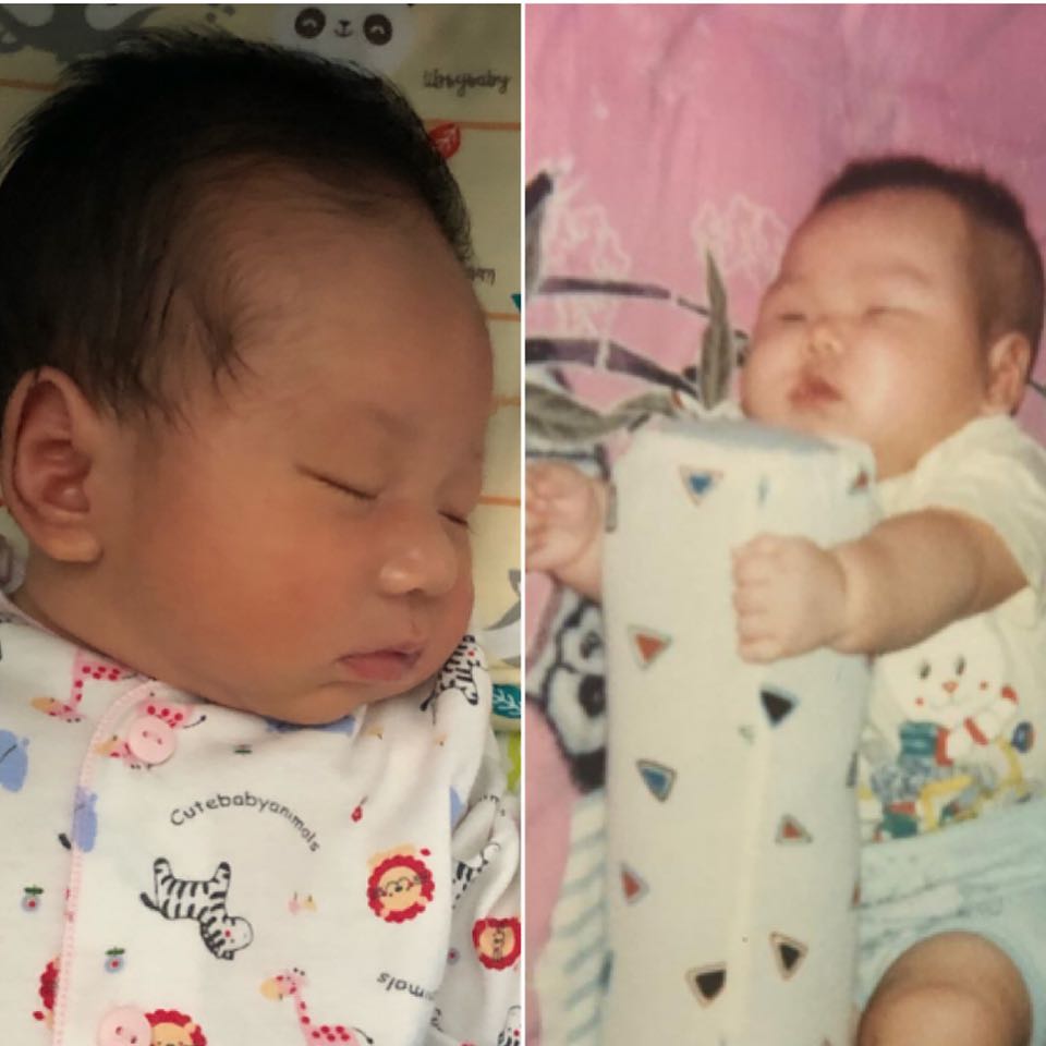 8 Foto kemiripan Marcus Gideon dan anaknya ini bagaikan copy paste