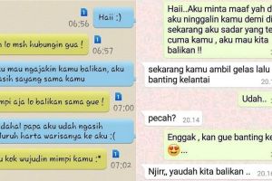 11 Chat lucu cara ngajak balikan mantan ini mengundang senyum