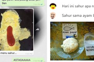 11 Meme lucu ngobrolin menu sahur ini bikin tepuk jidat