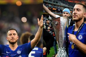 Bawa Chelsea juarai Liga Europa, Eden Hazard sampaikan perpisahan