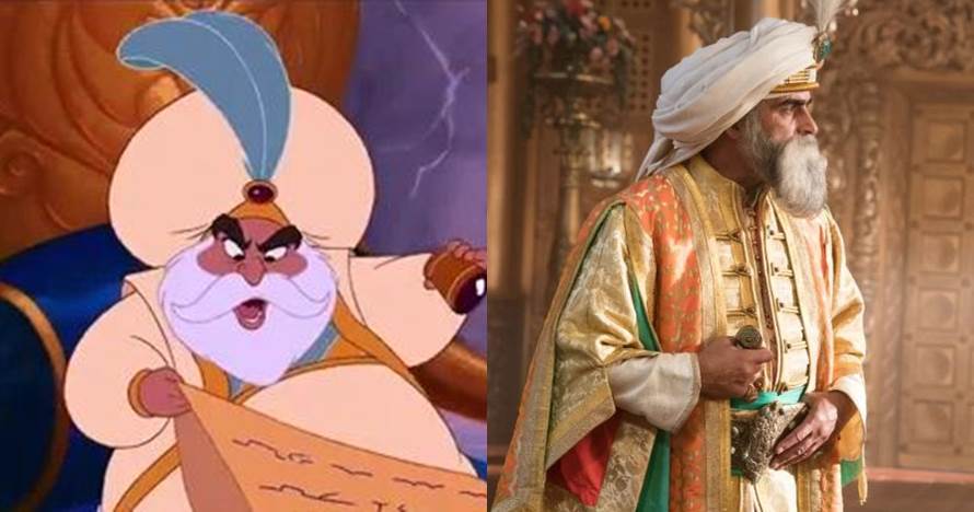 Perbandingan 5 karakter tokoh di film Aladdin dengan versi animasi