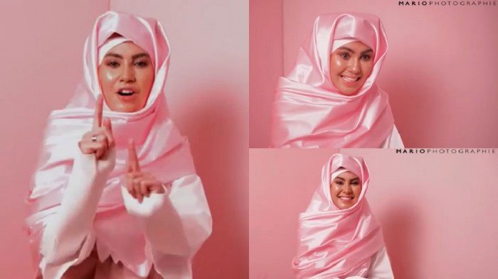 6 Gaya seleb dengan hijab unik, berjambul hingga penuh aksesori