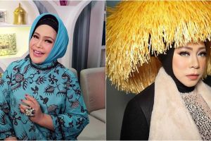 6 Gaya seleb dengan hijab unik, berjambul hingga penuh aksesori