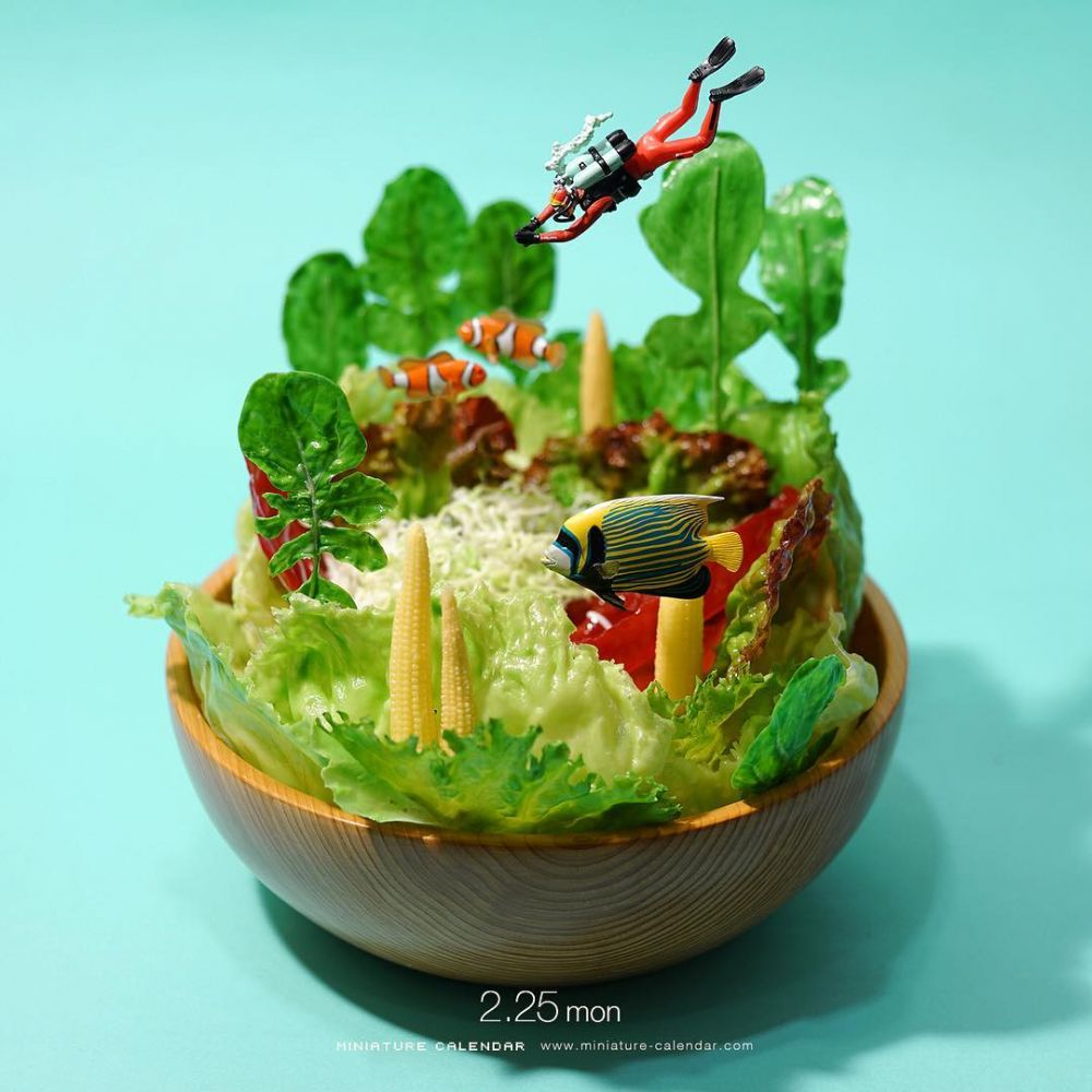 13 Miniatur dari sayuran ini hasilnya bikin takjub, wow!