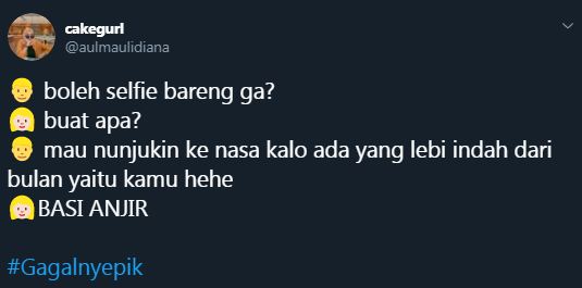 10 Cuitan lucu gagal ngegombal ini bikin tersenyum kecut