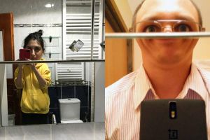 Bentuk absurd 10 cermin ini bikin gagal kece saat ngaca