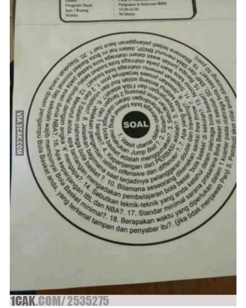 10 Foto lucu keisengan para guru di soal ujian ini bikin ngakak