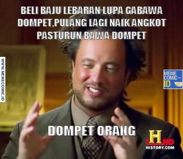 11 Meme lucu pengen beli baju Lebaran ini endingnya ngenes