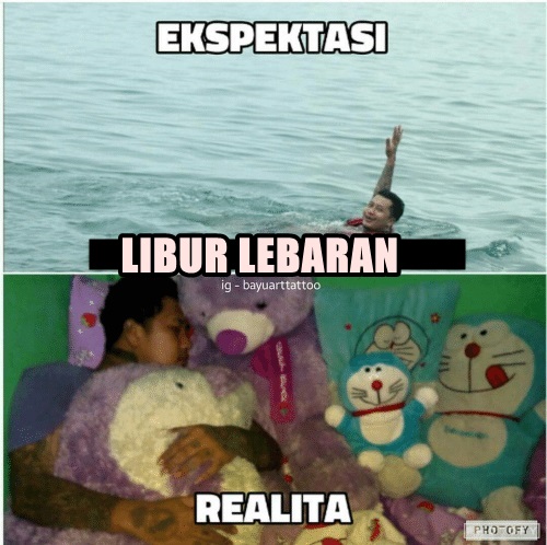 10 Meme lucu ekspektasi vs realita saat liburan, ngenes banget